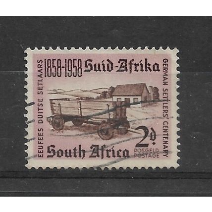 SouthAfrica.Cent Arrival German Settlers in South Africa issue.Fine Used.Sept21