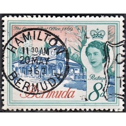 BERMUDA, 1962-68 8d General Post Office, SG 169 (Scott 181), used.