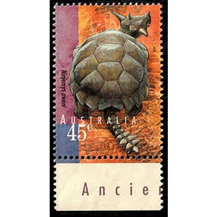 Australia 1997 Prehistoric Animal 45c Stamp #1 No Postmark No Gum