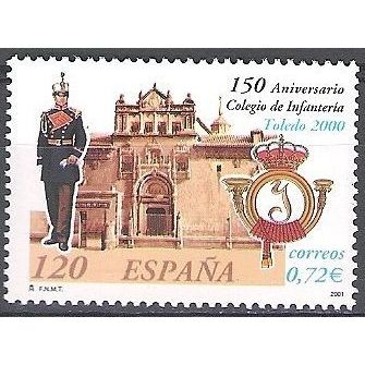 España 2001 Michel 3611 Neuf ** Cote (2008) 1.55 € Ecole Militaire de Toledo