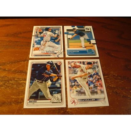 2020-2022, 24-Baseball Cards, BRAVES, w/rc's, Stars, Inserts, Freeman/Contre, ++