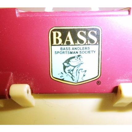 Miniature B.A.S.S. Tackle Box With Accessory Bass Anglers Sportsman Society