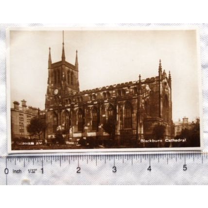 vintage postcard Blackburn Cathedral