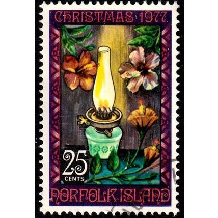 Norfolk Island 1977 Christmas 25c Used Stamp