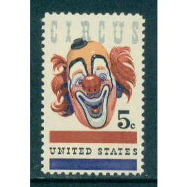 1309 5c Circus Clown Fine MNH MA3029 (20)