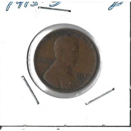 1913-S US Lincoln Cent F