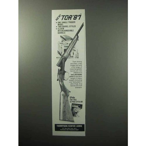1987 Thompson / Center Arms TCR '87 Firearm Ad