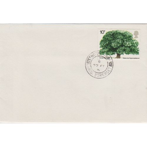 GB 1974 Horse Chestnut Tree FDC Chard Somerset pm see others