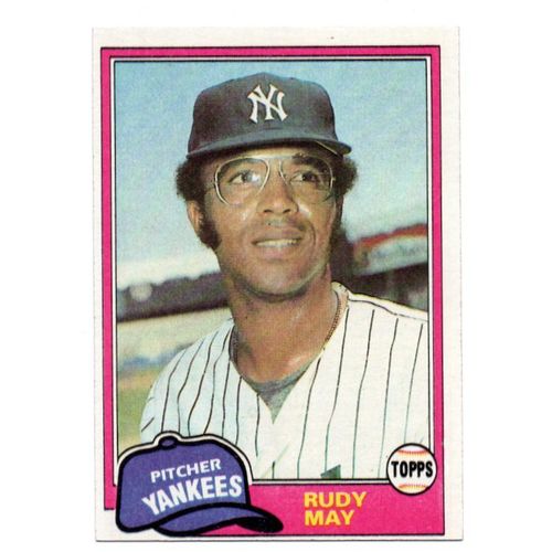 MLB 1981 Topps-179 Rudy May / New York Yankees