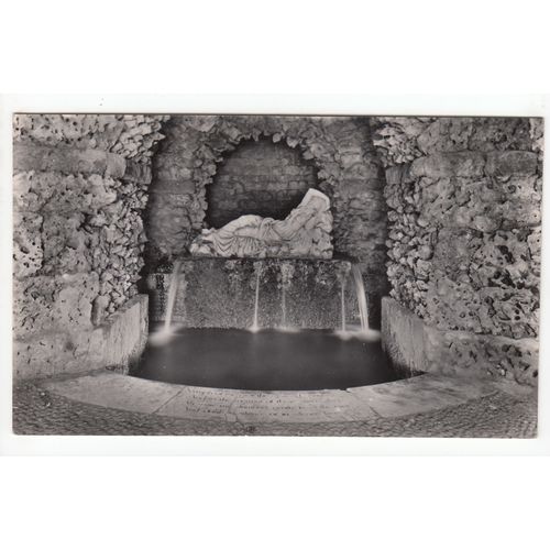 The Nymph of the Grot Stourhead Pleasure Gardens Postcard RP Wiltshire