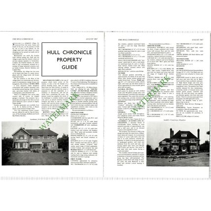 Southlands Old Road Welton Sandhill Sands Lane Elloughton -1967 2-Part Cutting