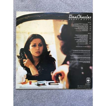 TINA CHARLES - HEART 'N' SOUL (UK VINYL LP, 1977)
