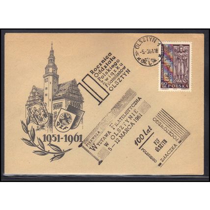 Cover Poland Stamp (Cachet-U/A) Box0479