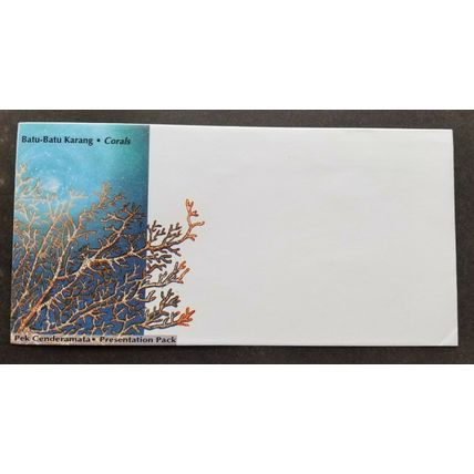 Malaysia Corals 1992 Underwater Life Reef Fauna Marine Ocean (p. pack) MNH