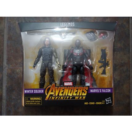 WINTER SOLDIER & FALCON Marvel Legends 6" Action Figure sealed MIB Best Buy