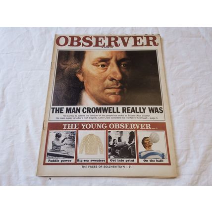 Observer Magazine 30/8/1970