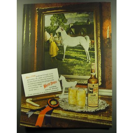 1949 White Horse Scotch Ad - Sincy 1746