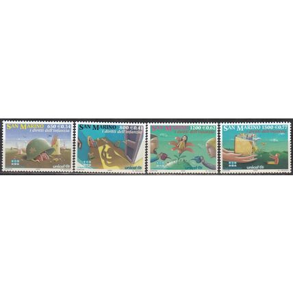San Marino 2000 Michel 1905 - 1908 Neuf ** Cote (2006) 4.20 Euro Droits Enfants