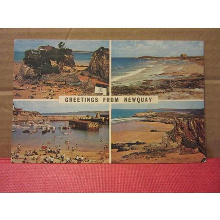 multiview, NEWQUAY, CORNWALL. unused postcard Plastichrome =