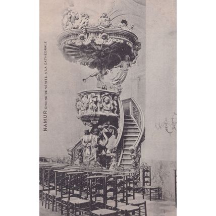 Namur Chair de Verite Eglise St Aubain Belgium