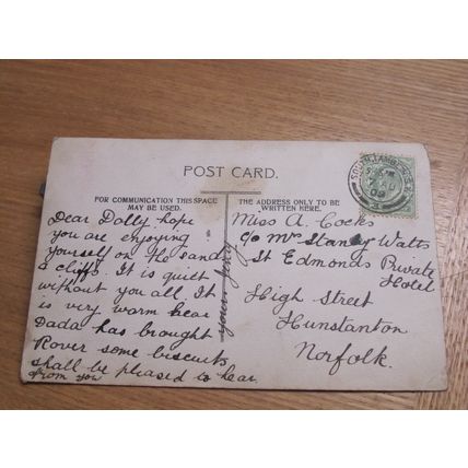 1909 fr Postcard - The Hospital, Spalding - Lincolnshire