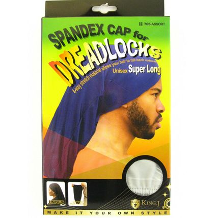 KING.J UNISEX SUPER LONG SPANDEX CAP FOR DREADLOCKS (705 & 706)