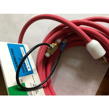 INGERSOLL RAND QXLH-25-14. 25' HOSE,LIGHTS 1/4" FITTINGS CABLE,PARKER 7092,TA