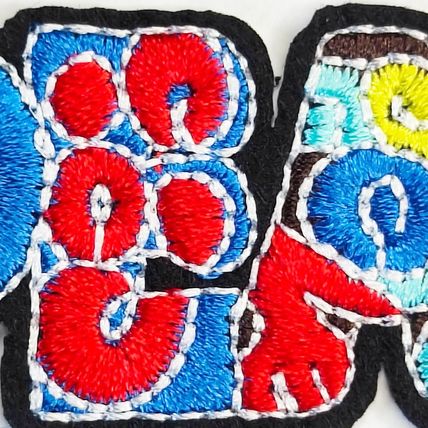 Peace Iron on Embroidered Patches Patch Badge Badges Logo 7.6 cm x 2.8 cm P673