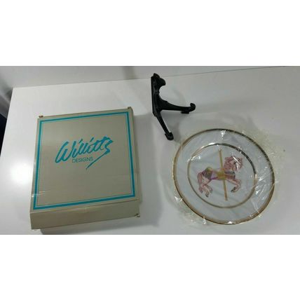 WILLITTS 1987 CAROUSEL MEMORIES LIMITED EDITION COLLECTORS SERIES PLATE # 2116