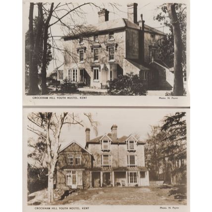 Crockham Hill Youth Hostel Kent 2x Old YHA RPC Postcard s
