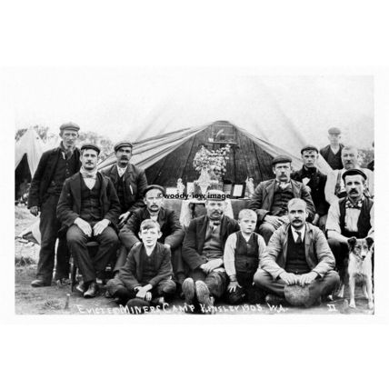 pt4886 - Kinsley , Evicted Miners Camp , Yorkshire - Print 6x4