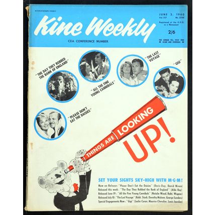 KINE WEEKLY 1960 CEA CONFERENCE NUMBER UK MAGAZINE