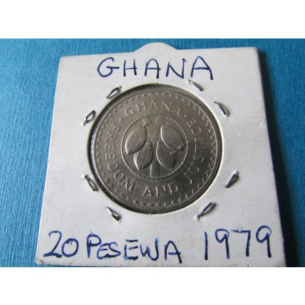 1979 GHANA TWENTY PESEWAS FREE POST.