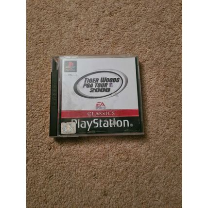 Tiger Woods PGA Tour 2000 PS1 game (COMPLETE INC MANUAL) Sony Playstation