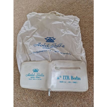 Vintage 1980 I.T.B. Hotel Shilla Seoul Bag