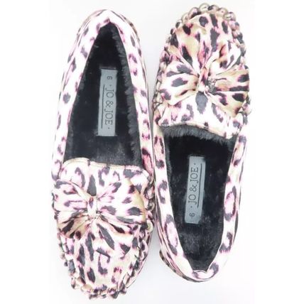 Ladies Slippers Pink & Black Animal Print Gift Footwear UK Sizes 5