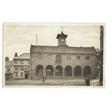 Town Hall, Ross-On-Rye, Herefordshire, Postcard.