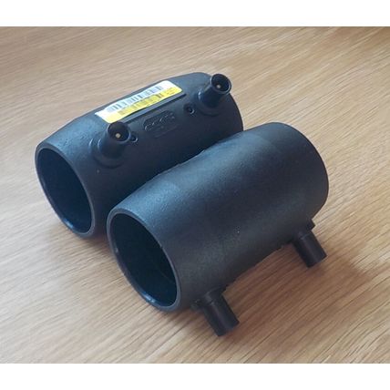 2 - ELECTROFUSION AGRU STRAIGHT COUPLER 50mm DIA.