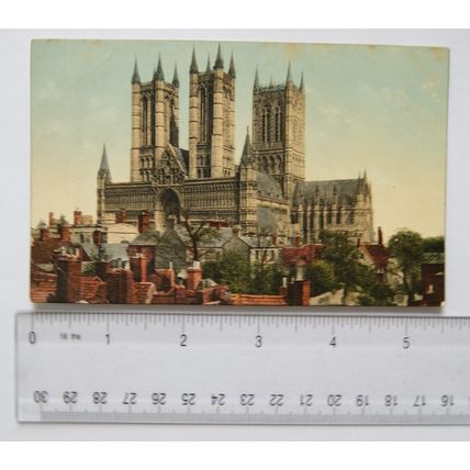 vintage Postcard Great Northern Railway Cathedral Series, Lincoln