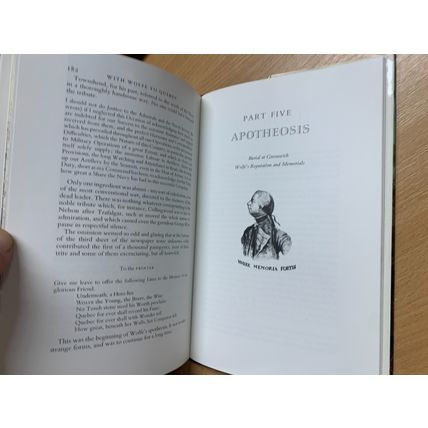 1972 1ST EDITION "WITH WOLFE TO QUEBEC" OLIVER WARNER HARDBACK BOOK (P4)