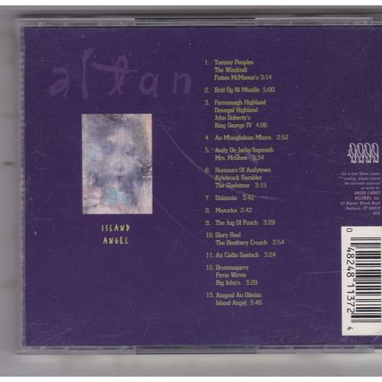 Altan : Island Angel. (1993) CD album