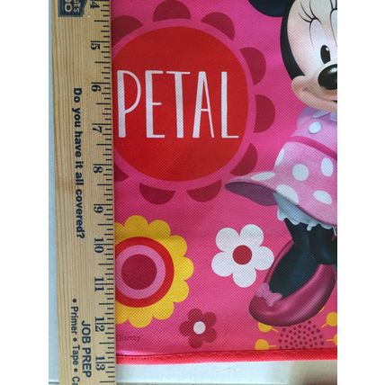 New Disney Minnie Mouse 13'' x 12'' x 6'' Reusable Tote Bag & 2 Small 9'' x 7''