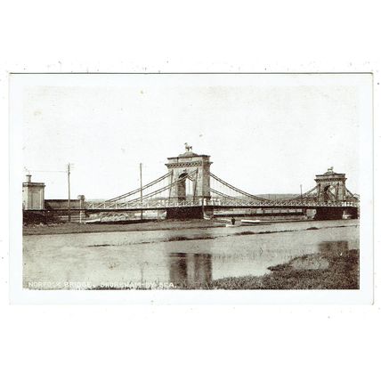 Sussex postcard Norfolk Bridge Shoreham on Sea