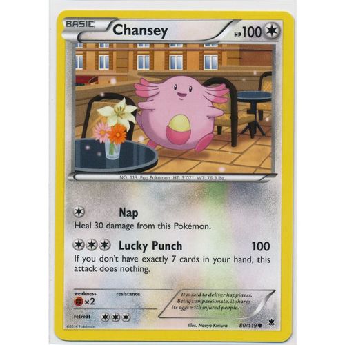 Pokemon XY Phantom Forces - #80/119 - Chansey