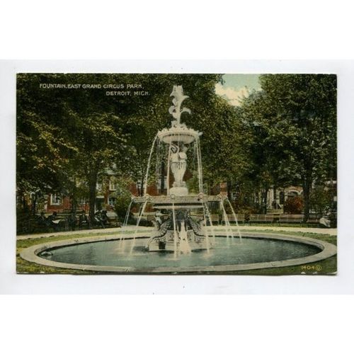 FOUNTAIN, EAST GRAND CIRCUS PARK, DETROIT, MICH.