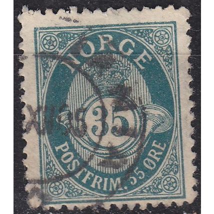 NORWEGEN NORWAY [1893] MiNr 0059 A ( O/used )
