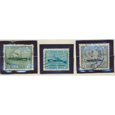 Belgium Stamps Scott #368 To 373, Used, 1946-7 Sets