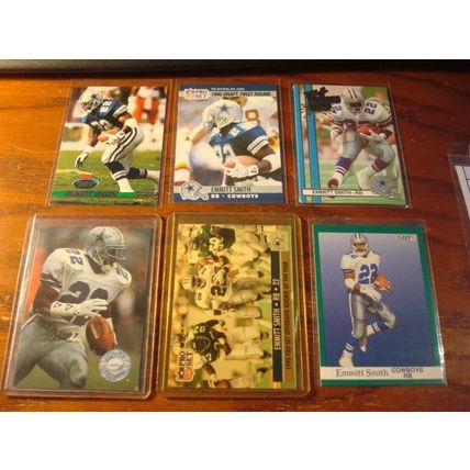 1990-1993, 6-Premium Cards, EMMITT SMITH, Cowboys
