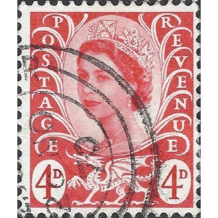 GB 1968 Wales 4d red SG W10