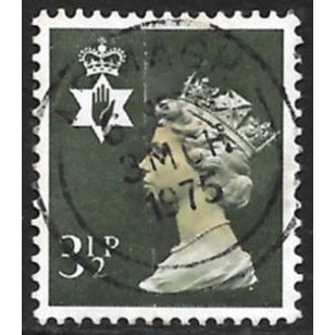1971-93 Northern Ireland Definitive Issue - SG NI16 3½p 1 ban Queen Elizabeth C5